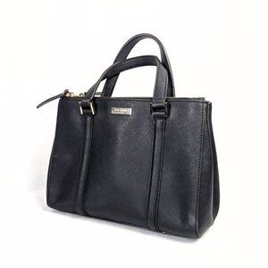 Kate Spade Newbury Lane Loden Black Saffiano Leather Satchel